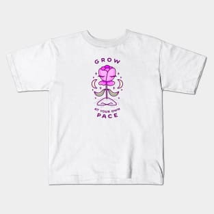 Grow At Your Own Pace Kids T-Shirt